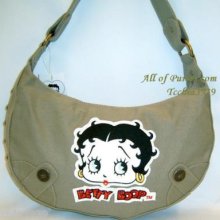 Betty BROWN KHAKI denim stud RED hobo pocket bag purse