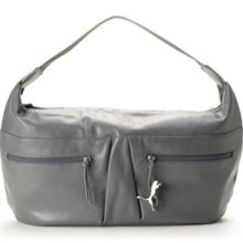 Bn Puma Fever Women's Shoulder Hobo Bag In Gray 07015502