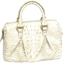 Brahmin Mitch Satchel In Birch