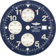 Breitling A1337011 Original Super Avenger Arabic Numerals Blue Mens Watch Dial