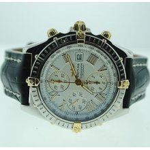 Breitling Crosswind 18k/ss Chronograph Automatic Watch B13355