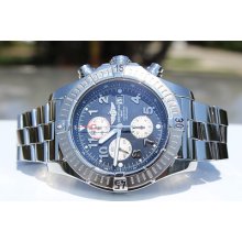 Breitling Super Avenger Chronograph - Blue Dial - A13370