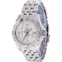 Breitling Windrider Cockpit Lady A71356 Diamond Steel Quartz Ladies Watch