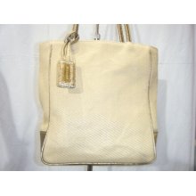 BUENO COLLECTION Women's Yellow Gold Summer Faux Straw Baguette Hobo Handbag