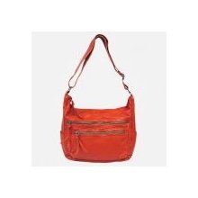 Bueno Washed Hobo Bag Tangerine Size MEDIUM HOBO