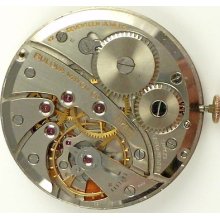 Bulova 17ah Running Pocket Watch Movement - Spare Parts / Repair