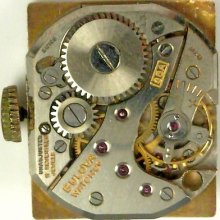 Bulova 8ba Mechanical - Complete Running Movement -sold 4 Parts / Repair