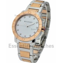 Bvlgari Bvlgari-Bvlgari 33mm Steel and Rose Gold BBLP33SG