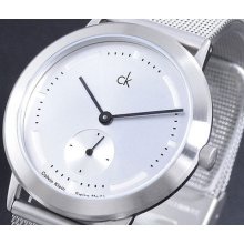 Calvin Klein Swiss Made Mesh Bracelet Men' S Latest Watch K0331126