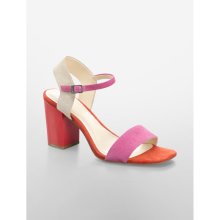 Calvin Klein verla suede colorblock sandal