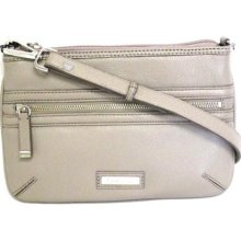 Calvin Klein Zip Front Crossbody in Dune ...