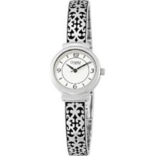 Caravelle by Bulova Women's 43L117 Bracelet Silver and Black Round