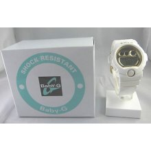 Casio Baby Bg6901-7 White And Gold Digital Watch