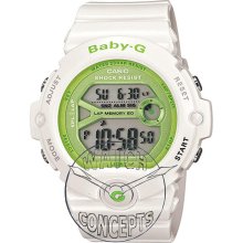 Casio Baby-G wrist watches: Baby-G White/Green bg6903-7