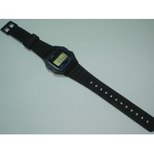 Casio F91w-1 Mens Black Classic Casual Digital Sports Watch, Water Resistant