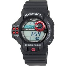 Casio GDF100-1A G-Shock Twin Sensor Multi-Functional Black Resin Digital Watch