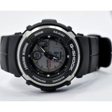 Casio Men's G-shock G301br Black Resin Quartz Watch With Digital Dial