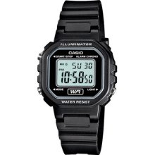 Casio Women's LA20WH-1ACF Classic Digital Black Resin Watch