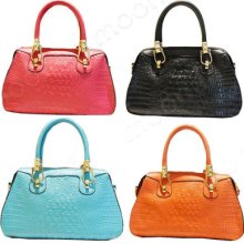 Celebrity Women Faux Leather Pu Zip Totes Bags Sling Shoulder Handbags Purse