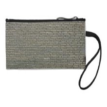 Cement brick wall texture Change Purse