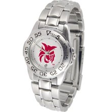 Central Washington Womens Steel Sports Watch