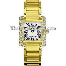 Certified Pre-Owned Medium Cartier Tank Francaise Watch WE1017R8