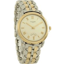 Chaumet Aquila Mens Power Reserve 18k Gold Two Tone Swiss Automatic Watch