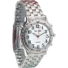 Chrome Talking Watch - Mens