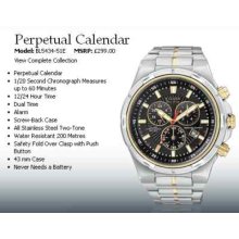 Citizen Bl5434-51e Eco Drive Perpetual Calendar Watch