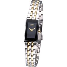 Citizen Ladies Eco-drive Watch Black Gold Eg2704-57e