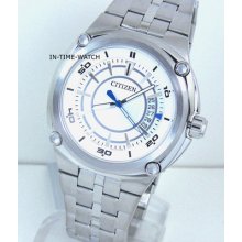 Citizen Men Quartz Japan Mvt. Stainless Steel Bk2530-50awr 100meters