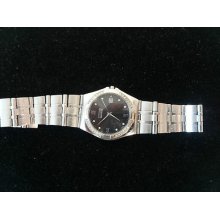 Citizen Men's Eco Drive Stainless Steel Diamond Bezel Watch