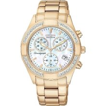 Citizen Regent Chronograph Diamond Watch FB1223-55D