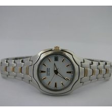 Citizen Women's Ew1254-53a Eco-drive Two-tone Watch Wrist Size 6.5