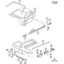 Clip. body moldings. moldings/body
