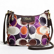 Coach 48055 Ashley Scarf Print Swingpack Crossbody Bag