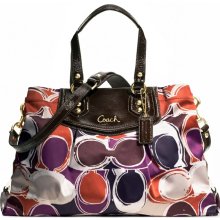 Coach Ashley Signature Hand Scarf Carryall Shoulder Convertible Crossbody Bag