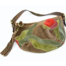 Coach Beautiful Authentic Vintage Hobo Suede Hand Bag -limited Edition-nice