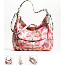 Coach F22741 Coach Kristin Chain Link Large Hobo $458 Authentic Coach Hobo