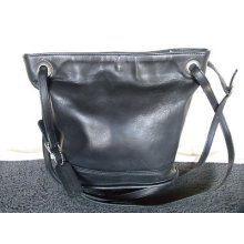 Coach Leather Shoulder Bucket Bag Pre Owned Great Condition