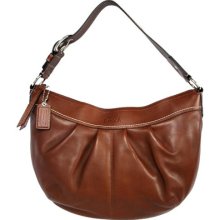 Coach Soho Pleated Leather Large Hobo Walnut Brn (HB01269)