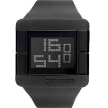 Converse Watch, Unisex Digital High Score Black Silicone Strap 47mm VR