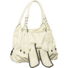 Cream ''Sarai'' Bow Hobo