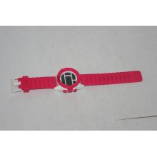Crow Sphere Digital Unisex Wrist Watch with Alarm/Date/Stopwatch Pink & White