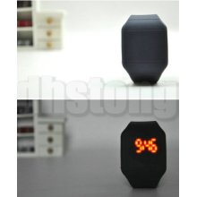 Dark Gray Ultrathin Led Digital Sports Girl Boy Pastel Color Fashion Dress Watch