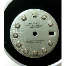 Date Just Ladies Rolex Jubilee Dial Stainless Steel 69178 6917 69174 26mm Case