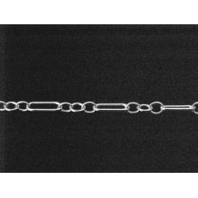 Deco Chain - 18 inches - Sterling Silver