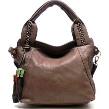 Deyce Fashion Tassel Kaelyn Shoulder Bag Hobo Satchel Tote Purse