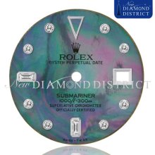 Diamond Blue Mother Of Pearl Dial For Rolex Submariner Watch