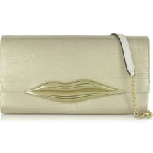 Diane Von Furstenberg Designer Handbags, Carolina Lips - Large Raffia Cluch